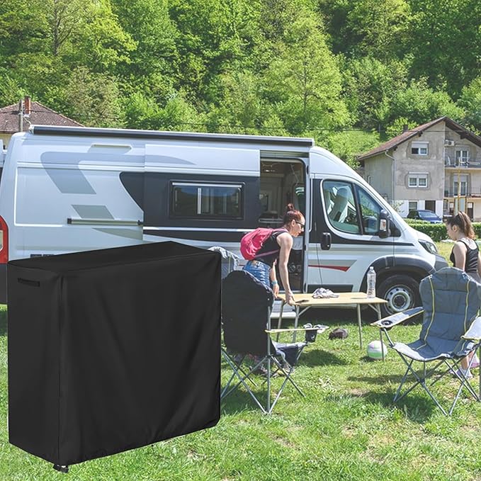 Outdoor Fryers Cover for VEVOR Outdoor Propane Deep Fryer, Portable Waterproof Dual Tank Propane Fryer Cart Cover - 45"D x 17.5"W x 36"H