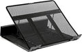 DESIGNA Metal Mesh Ventilated Adjustable Laptop Stands Computer Notebook Holder Stand Riser Compatible with Apple MacBook Air Pro Dell XPS HP Samsung Lenovo More Laptops up to 19"- Black
