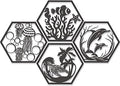 Xedatric Coastal Metal Wall Art 4-Piece Set,Ocean & Beach Metal Wall Sculptures Featuring Jellyfish Decor, Sea Turtle Decor, Dolphin, Seahorse, Starfish & Clownfish