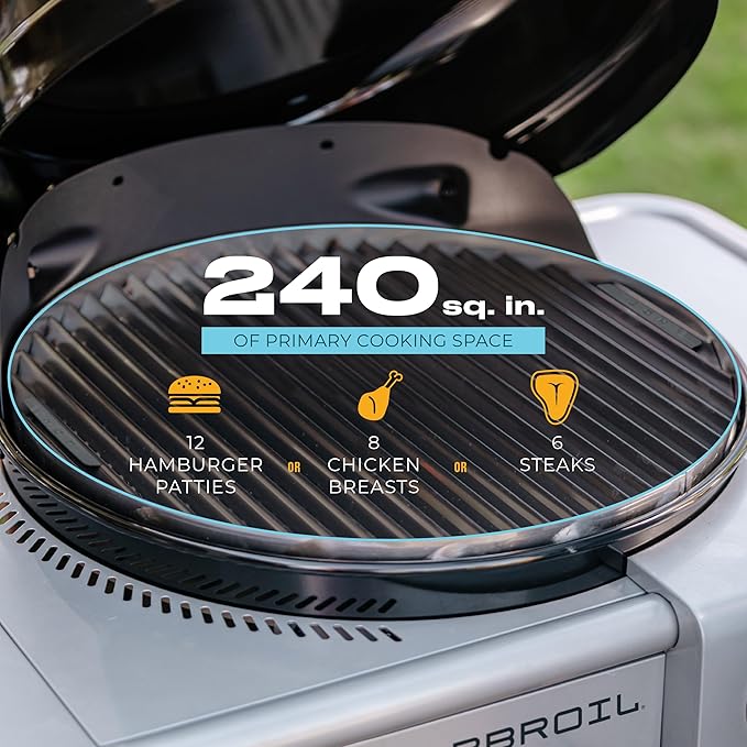 Charbroil Bistro Pro Gas Grill for Small Spaces and Patios, Black - 25302161