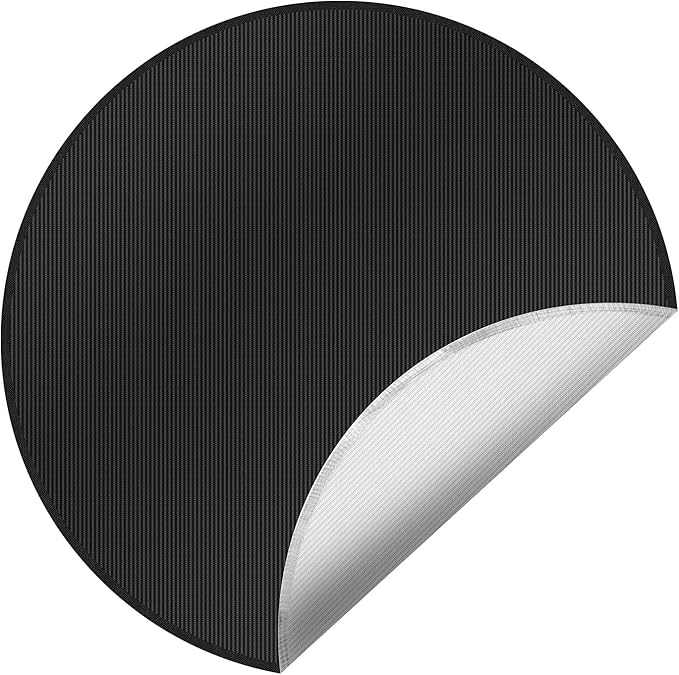 24'' Fire Pit Mat 5200, 4-Layer Fireproof Deck Protector, Fire Pit Accessories, Burn Barrel, Under Grill, BBQ, Patio Shield, Fire Retardant Base Pad for Outdoors