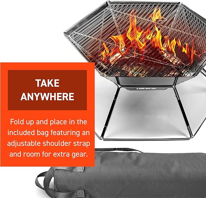 Survive Outdoors Longer Flatpack Packable Fire Pit