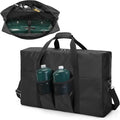 samdew Camp Stove Carry Case, Camping Stove Storage Bag Compatible with Coleman 2-Burner Gas Stove, Portable Carrying Cover Compatible with Camp Chef Everest Stove, with Grill Tools Pockets, Bag Only