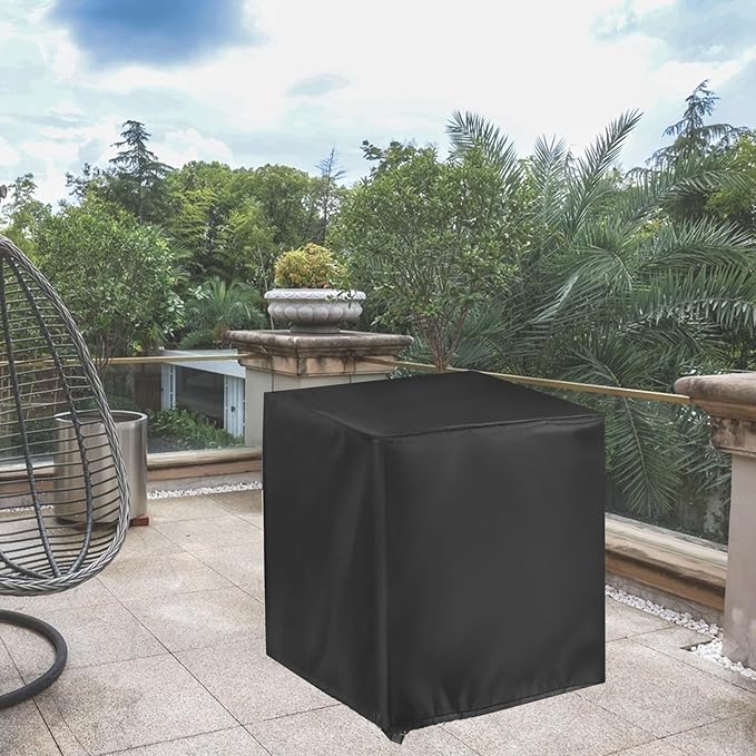 Single Burner Propane Stove Cover Fit for GasOne / for ARC, Waterproof Outdoor Camping Stove Cover, Propane Gas Cooker Covers For Turkey Fry, Seafood Boil - (17x17x17 inch)