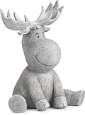 Roman Pudgy Moose 9.5 Inches Height Garden Figurine