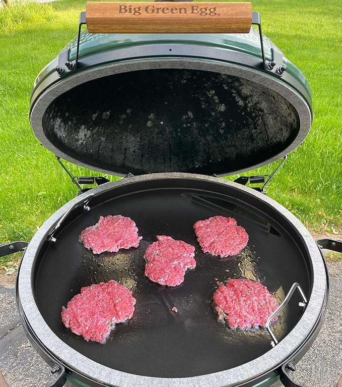 Full Size Griddle for Big Green Egg Large, Flat Top Griddle for Vision Grill VGKSS-CC2, B-11N1A1-Y2A Kamado Joe Classic, Fits Other 18 inch Kamado Charcoal Grills Accessories