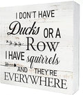 Funny Office Quote Wooden Box Sign Desk Decor Rustic Humorous Wood Block Plaque Box Sign for Home Living Room Shelf Table Decoration (5 X 5 Inch)