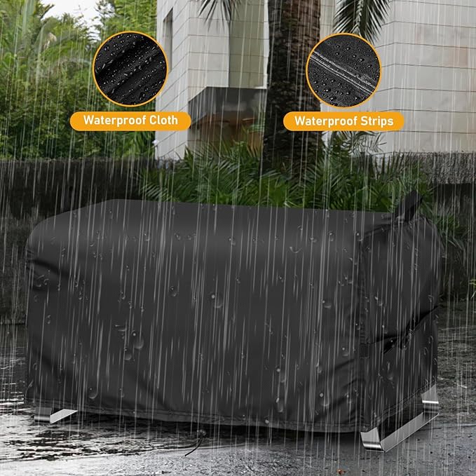 Smoker Cover Small for GE Profile Indoor Smoker, 21x17 inch Outdoor Smoker Grill Cover Waterproof for Indoor Smoker, Pellet Smoker, Electric Smokers, BBQ Smokers-21 L x 17" W x 16 "H