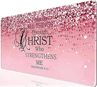 Large Desk Mat Extended Mouse Pad, Pink Cute Mousepad Desk Pad,Waterproof Durable Non-Slip Rubber Base Gaming Mousepad Desk Mat for Office/Home/Desktop,Pink Mouse Pad for Women