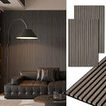 Art3d 2-Pack 48" x 24" Acoustic Wood Panels for Wall, Soundproof Wood Slat Panel for Wall and Ceiling, 3D Fluted Sound Absorbing Paneling for Interior Wall Decor, Living Room, Bedroom - Walnut