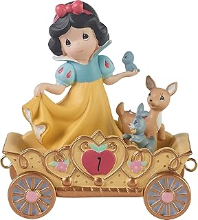 Precious Moments Disney Birthday Parade Figurine – Snow White Age 1 – Giftable Collectible for Baby Girl’s First Birthday – Hand-Painted Resin Keepsake, 104403