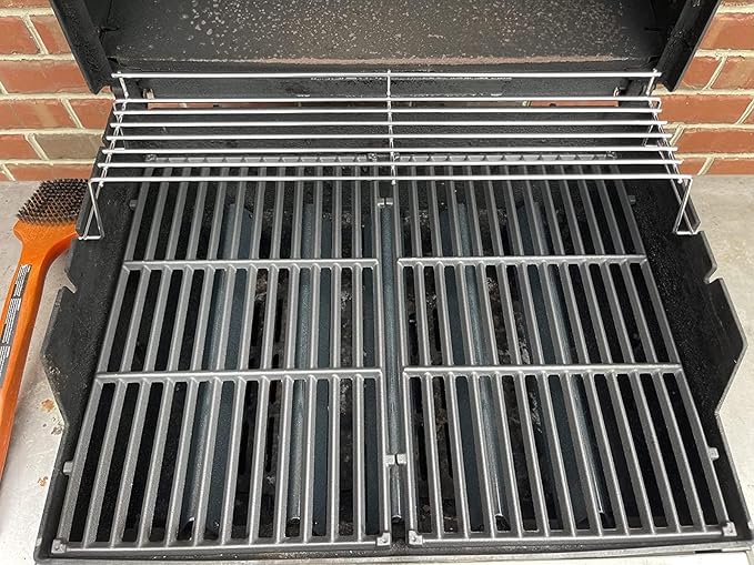 65054 Warming Rack for Weber Genesis 300 SER E310 E330 S330 EP330 ESP310 ESP320 Top Rack for Webber Genesis Accessories Upper Rack for Weber Genesis Grill Parts Replacement 62749 81323,Stainless Steel