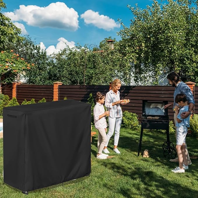 Outdoor Fryers Cover for VEVOR Outdoor Propane Deep Fryer, Portable Waterproof Dual Tank Propane Fryer Cart Cover - 45"D x 17.5"W x 36"H
