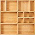 Fabsome Drawer Organizer, Set of 9 Bamboo Wood Kitchen Makeup Desk Junk Tea Drawer Storage Boxes Bins for Cutlery Silverware Utensils Flatware, Small Wooden Container Tray for Bathroom, Office