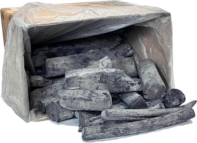 The Bincho Grill Binchotan Charcoal 11 lbs – Premium Japanese Grill Style Hardwood, 95% Carbon, Smokeless High-Heat, Long Burn for Yakitori, Reusable
