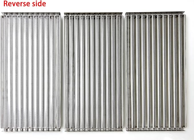 Direct Store Parts DS124 17" Stainless Steel Emitter Plates TRU-Infrared Grill Grates for Charbroil Performance Tru-Infrared 3 Burner Gas Grill 463335014, 463370015, 463371116, 463335115, 3PK