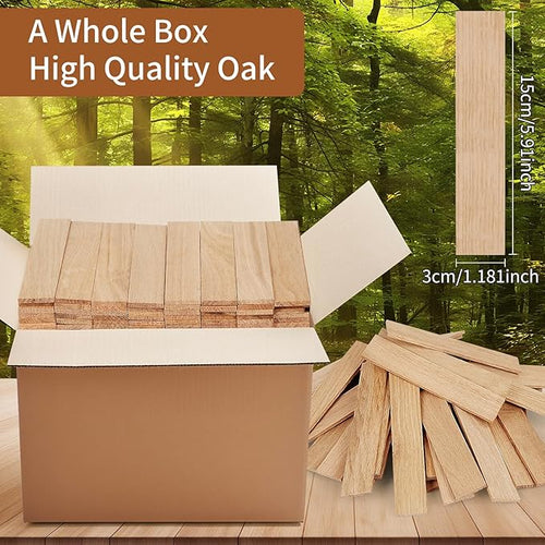 10 Lb Ultra-Thin White Oak Hardwood Fire Starter Sticks, 5.9 in Kiln Dried Mini Kindling Wood for Tabletop Smokeless Fire Pits, Pizza Ovens, BBQ, Chimineas, Fireplaces & Wood Stoves