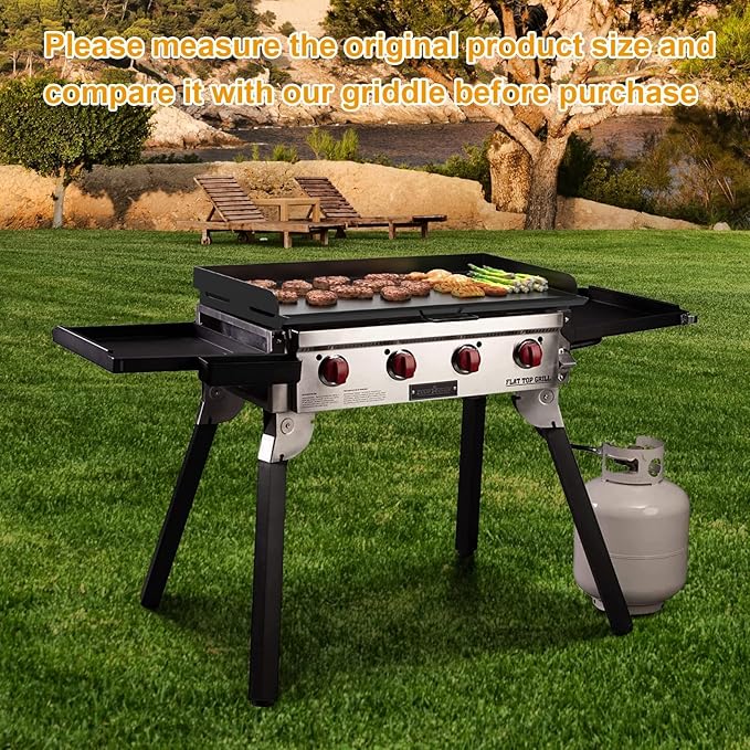 14'' x 32'' Professional Flat Top Steel Griddle for Camp Chef Griddle Plate for Camp Chef EX60LW EX60P EX60PP EX60P EX60B EX280LW DB60D YK60LW YK60LWC12 EX90LWB Stoves with Carry Bag