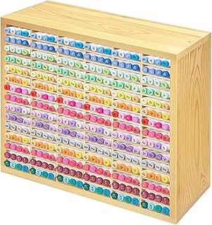 PROLEE Marker Storage Organizer for 360 Markers,Wooden Alcohol Marker Holder with 90 Slots,Markers Pens Pencils Art Supply Storage Rack for Desk Home Classroom Office Decor