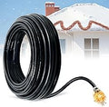 MAXKOSKO 75 FT Roof Heat Cable (10FT Cord), Self-Regulating Snow Melt Cable, 7W/Ft 120V Heat Tape for Roof & Gutters, Industrial Grade Gutter Heater Cable with Fluoropolymer Jacket