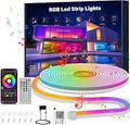 Ledagic 10ft Rgb Led Neon Rope Lights with Remote App Control, IP65 Waterproof Neon Strip Lights for Outdoor, DIY Design Flexible Led Rope Lights for Bedroom Music Sync, Gaming Accessories, Room Decor