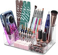 CGBE Nail Drill Holder, 28 Holes Transparent Acrylic Nail Drill Bits Holder, Professional Nail Tools Organizer and Storage Box Case
