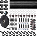 Cable Management Organizer Kit, Desk Cable Organizer, Cable Management Under Desk, Wire Management and Cord Organizer for Home, Office, Standing Desk