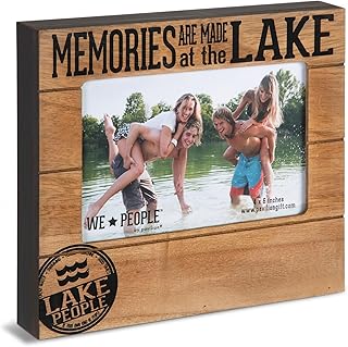 Pavilion Gift Company 67065 Memories are Made at The Lake Photo Frame, 7-1/2 x 6-3/4"