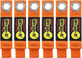 Heavy-Duty Wrap-It Storage Straps - 7-inch (6-Pack) Blaze Orange - Garage Organizer and Appliance Cord Holder for Home Storage Essentials