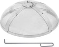 VEVOR Fire Pit Spark Screen Round 20", Reinforced Heavy Duty Steel Metal Cover, Outdoor Firepit Lid, Compatible with The Solo Stove Bonfire Ring Handle for Outdoor Patio Fire Pits Backyard