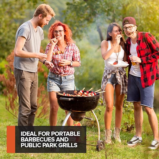 Stock Your Home 12 Pack Aluminum Grill Grate Liners, 12" x 20" No Mess Foil Disposable Grill Toppers for Outdoor Charcoal BBQs, Grilling Accessories