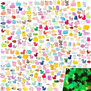 300pcs Mini Resin Animals300 Styles Variety Tiny Animals Figures Miniature Little Small Animal Figurines Bulk for Micro Fairy Garden Landscape Accessories Hide Crafts Decor Aquarium