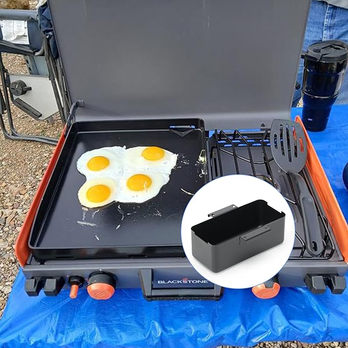 Grease Cup for Blackstone Adventure Ready 12" x 14" Propane Camping Griddle with Side Burner & 20" x 14" 2-Burner Propane Camping Griddle, Grease Catcher for Blackstone Portable Camping Griddle