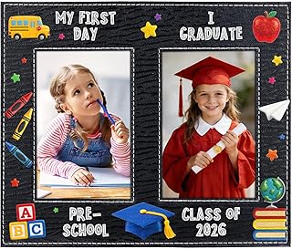 FaCraft Preschool Graduation Gift - Preschool Graduation Picture Frame 2026 for Kids Prek VPK Graduation Gift for Boys Girls Son Daughter First Day of School to Graduation Keepsake Party Decorations