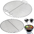 Cooking Grate Charcoal Grate Replacement Parts for Weber 18.5 Inch One-Touch,Smokey Mountain,Original Kettle Grill,Jumbo Joe,Bar-B-Kettle,Stainless Steel BBQ Parts for Weber 7432 7440