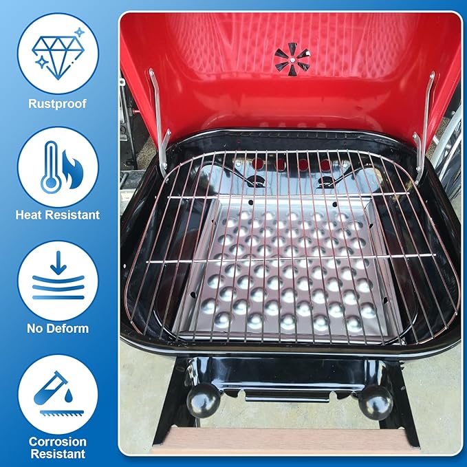 Outspark Cooking Grid for Americana 3000-4000 Series Charcoal Grills Walk-A-Bout, Swinger, Sizzler Grill Grates Replacement Parts for Outdoor Grilling,1 Pack