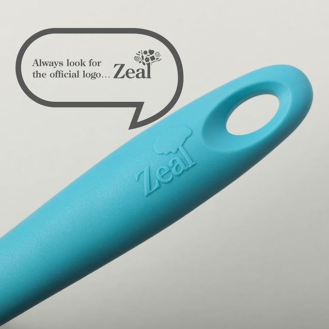 Zeal Silicone Pastry Basting Brush Aqua Blue (8"/20cm), 20 cm