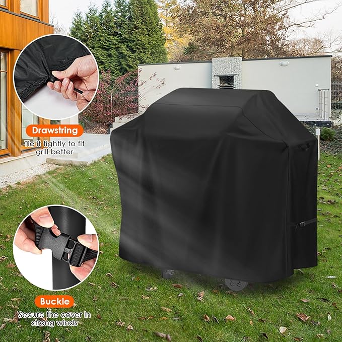 Grill Cover for Grill DEPOTS Propane Gas Grill, Gill Covers for HUGROVE 4 Burner Propane Gas Grill, 41inch Outdoor Grill Cover Waterproof for BBQ Grill, Outdoor Cooking Kitchen-41 L x 20" W x 38" H