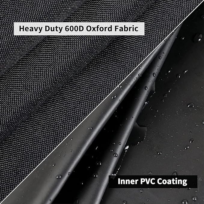 Griddle Cover for Weber Genesis 300 Series,Flat Top Griddle Cover for Weber Griddle Insert Storage Bag(Griddle NOT Include)-26" L x 1.5" W x 19" H