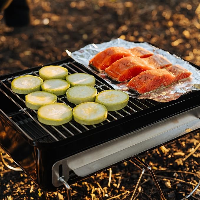 DELSbbq 80631 Stainless Steel Grill Cooking Grate for Weber Go-Anywhere Charcoal and Gas Grills, Replacement for Weber 70211 3634 67195, 16" x 10"