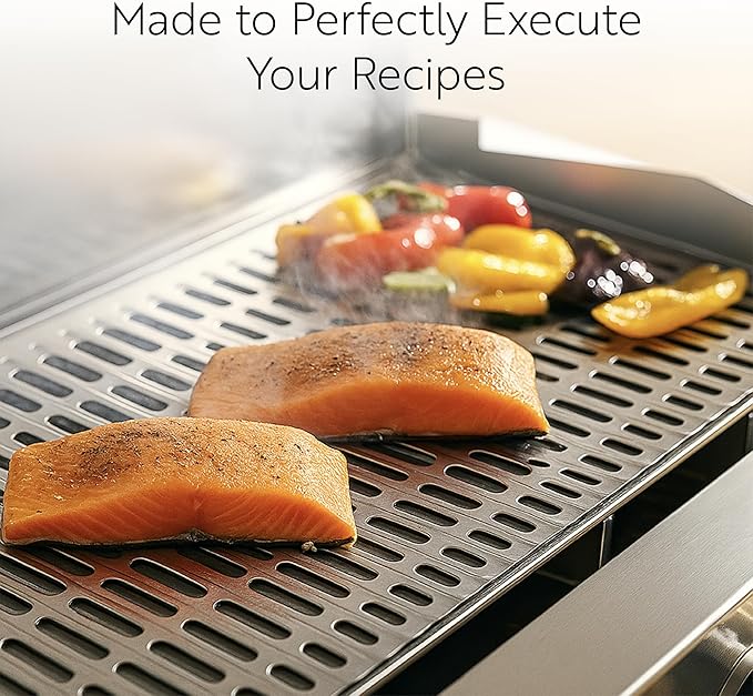 Restaurantware Foil Lux 19.7 x 12 Inch Barbecue Grill Liners 10 Disposable Grill Sheets - Easy-To-Use Oven-Ready Aluminum Grill Liners Heat-Tolerant Fits Most Standard Grills