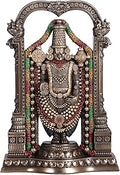 Veronese Design 8 3/8 Inch Lord Venkateswara as Balaji Cold Cast Resin Bronze Finish Statue