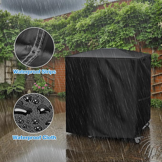 Grill Cover for Blackstone Model 8003 E-Series 22" Electric Tabletop Griddle with Prep Cart, Waterproof Heavy Duty Indoor Griddle Cover
