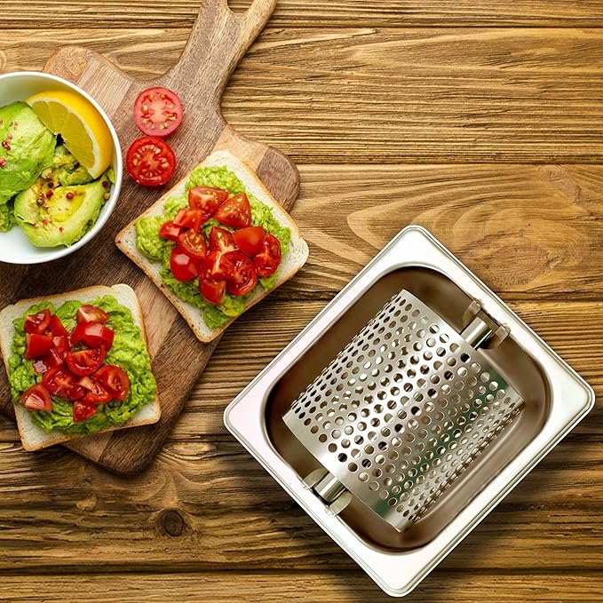 Bun Butter Roller for Griddle | Stainless Steel Bread Butter Wheel for Griddle | Spreads Butter Evenly on Buns, Bread, and Toast | Perfect for BBQ, Camping, Grill, Cooking Tools
