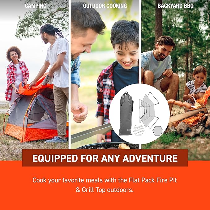 Survive Outdoors Longer Flatpack Packable Fire Pit