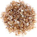 Hiland Reflective Fire Glass for Propane or Natural Gas Fire Pit Table, 10 lb, Copper