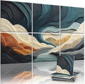 6 Pack Sound Absorbing Panels 72x48 Inch Decorative Acoustic Panels Acoustic Wall Panels for Home Office Studio Quick and Easy Setup