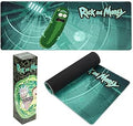 Rick and Morty Desk Pad Large Mouse Mat 31.2 x 13.9 Desk Protector Mat PC Laptop Keyboard and Mouse Mat Gamer Gifts