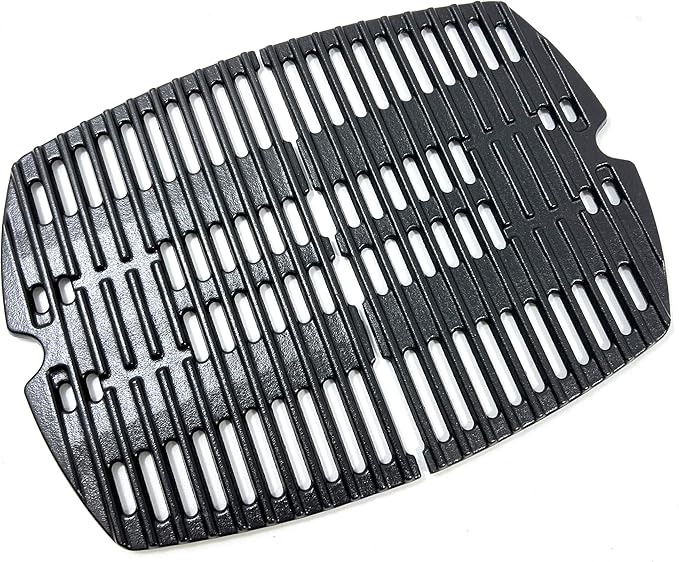 Direct Store DC140 7644 Cast Iron Cooking Grates for Weber Q100, Q1000, Q120, Q1200, Q1400, 516001, 516002, 50060001, 51010001, 51060001, Baby Q Gas Grill, Set of 2 (Small For Q100)