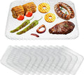 Grill Topper, 10 Pcs Disposable BBQ Grill Toppers, 12x16 in Non-Stick Heavy Duty Aluminum Mesh Grilling Grates Liners, Prevent Food from Falling Through Grill Mats for Camping Accessories